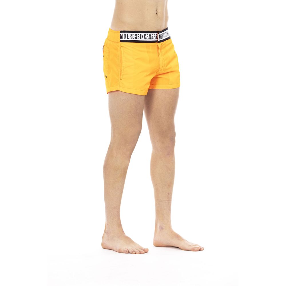 Bikkembergs Orange Swimwear for Effortless Summer Elegance