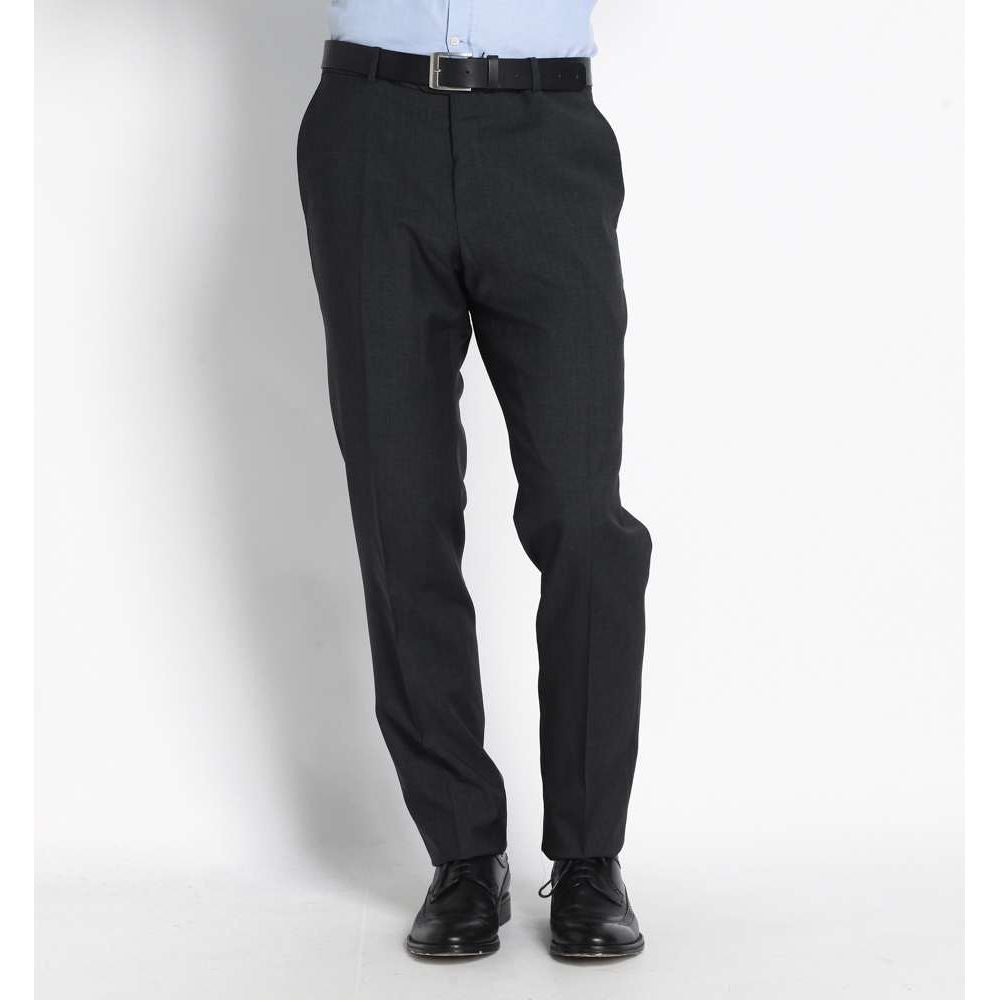 Uominitaliani Gray Wool Pant for Elevated Sophistication