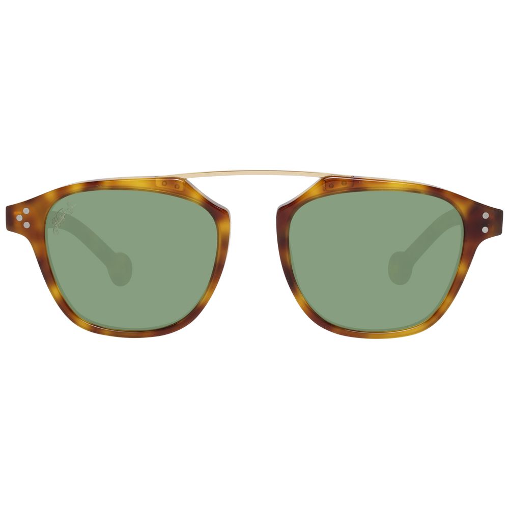Hally & Son Brown Acetate Sunglasses for Timeless Elegance