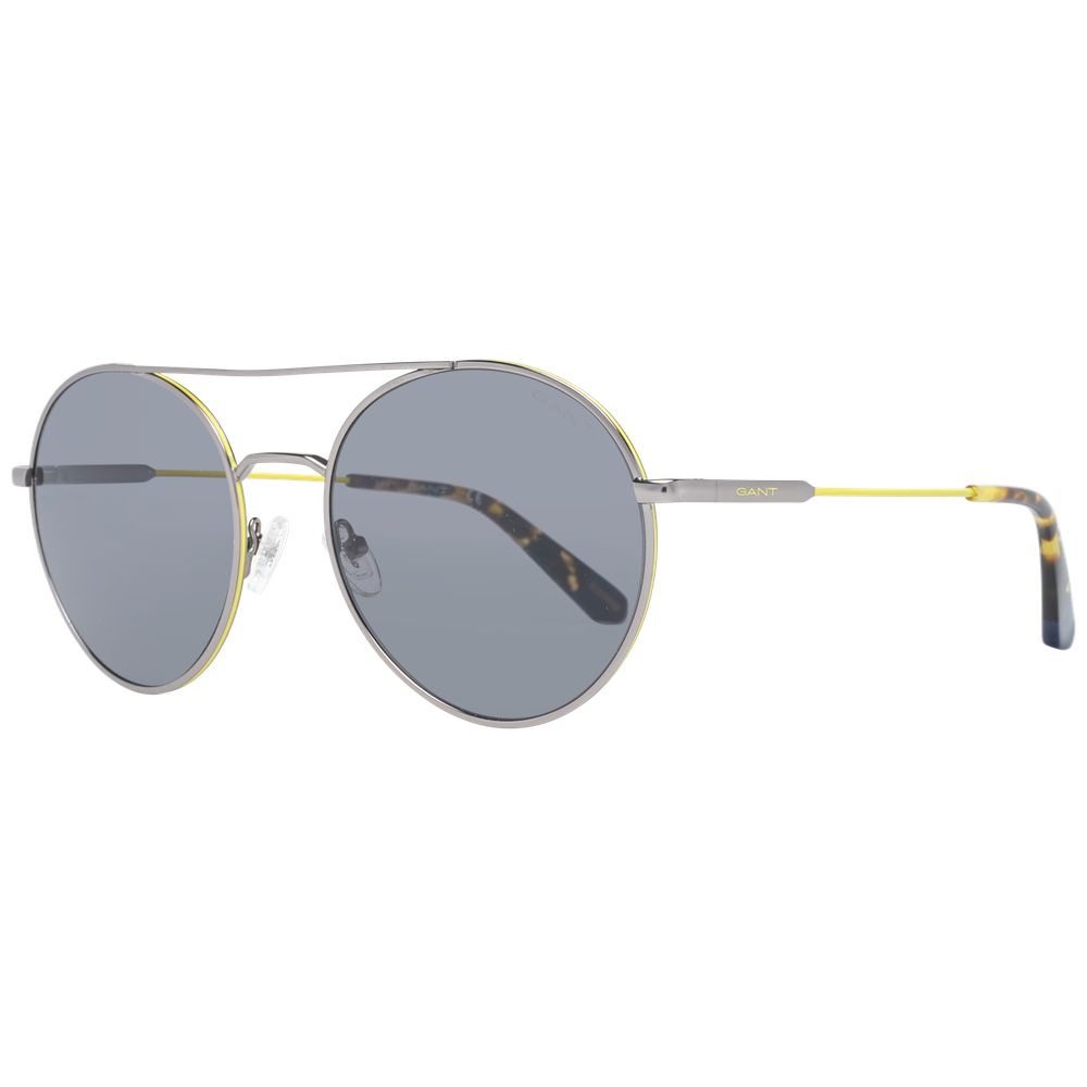Gant Gray Metal Sunglasses - Timeless Elegance Redefined