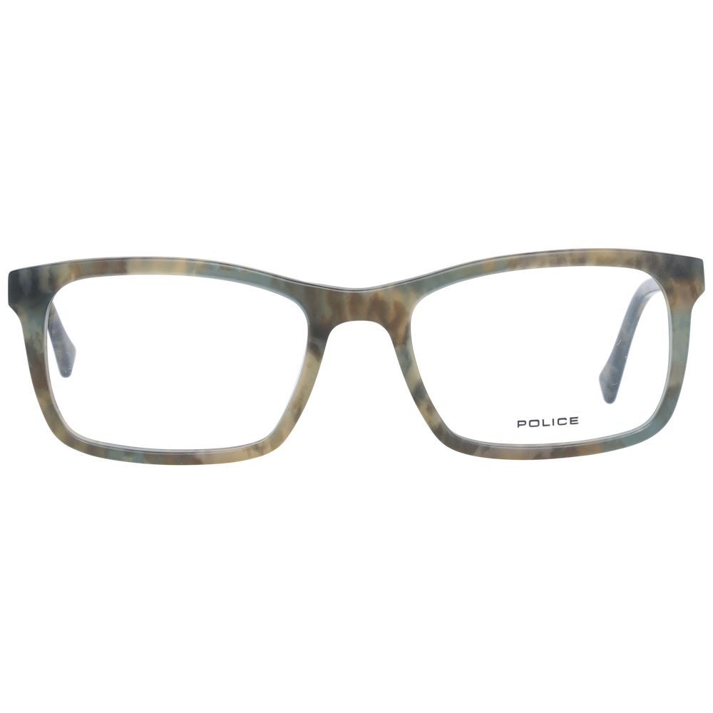 Police Green Acetate Optical Frames - Luxurious Statement Eyewear