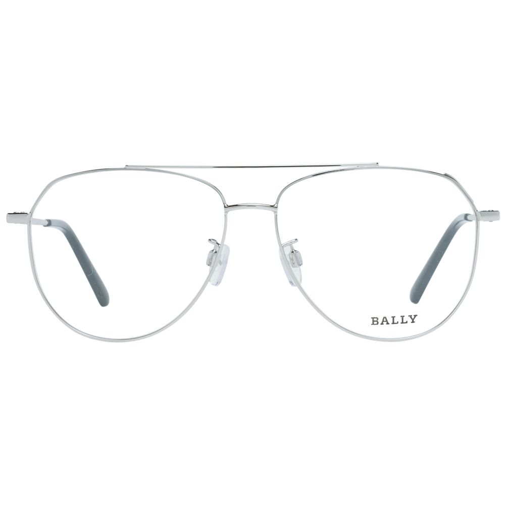 Bally Silver Metal Optical Frames - Timeless Elegance
