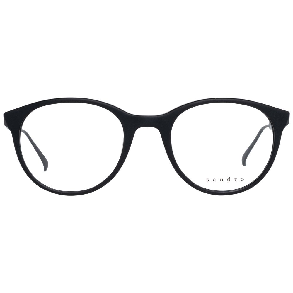 Sandro Black Acetate Optical Frames for Elevated Eyewear Style