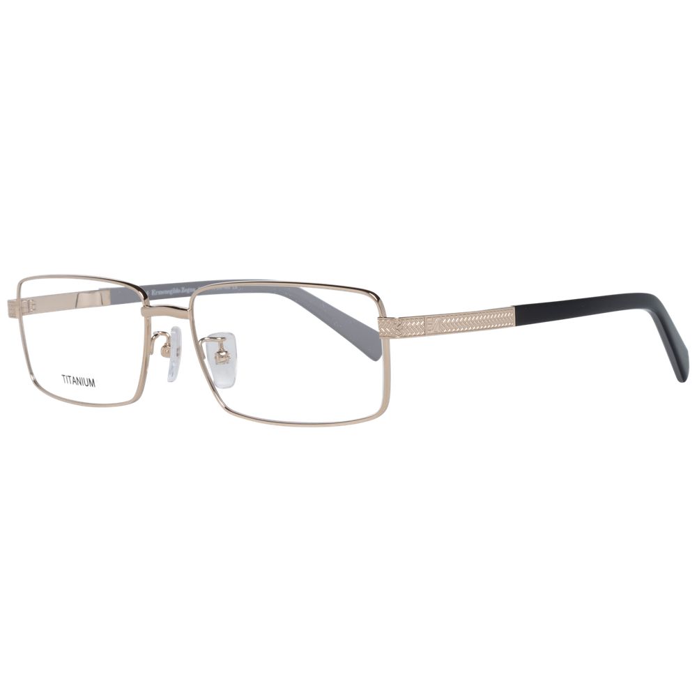 Ermenegildo Zegna Gold Titanium Optical Frames