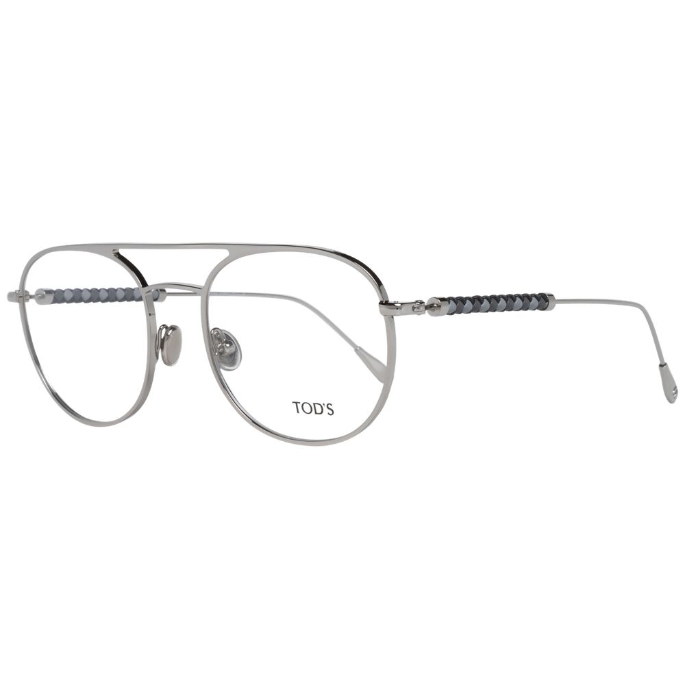 Tod's Silver Metal Optical Frames - Timeless Elegance Redefined