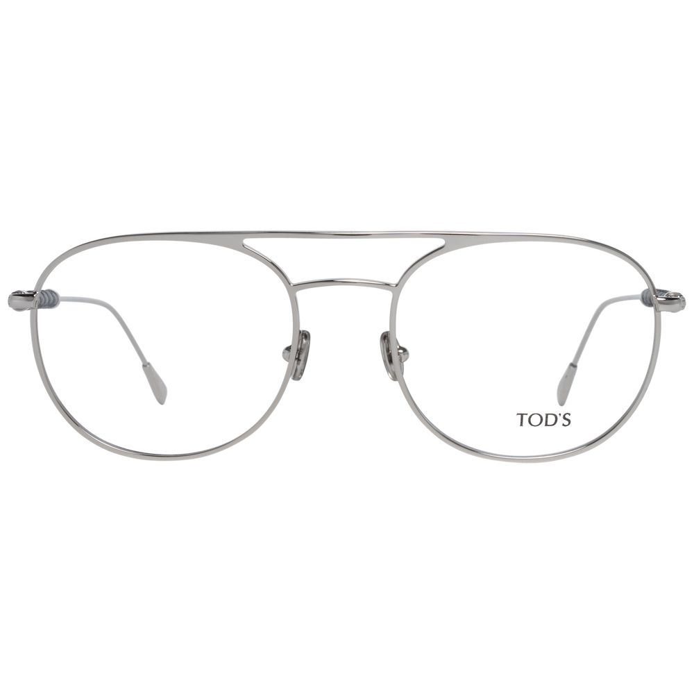 Tod's Silver Metal Optical Frames - Timeless Elegance Redefined