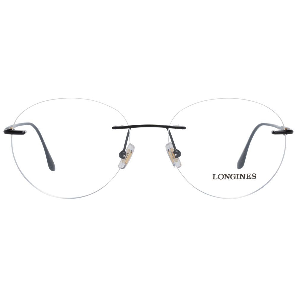 Longines Black Metal Optical Frames for Timeless Elegance