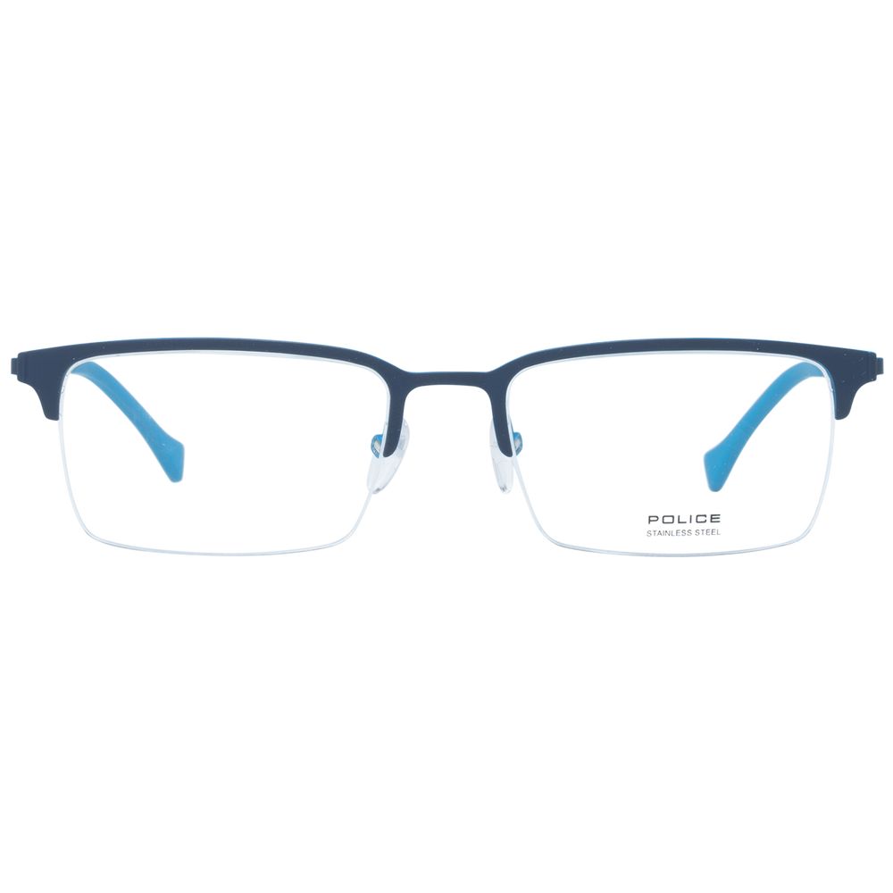 Police Blue Optical Frames - Contemporary Sophistication