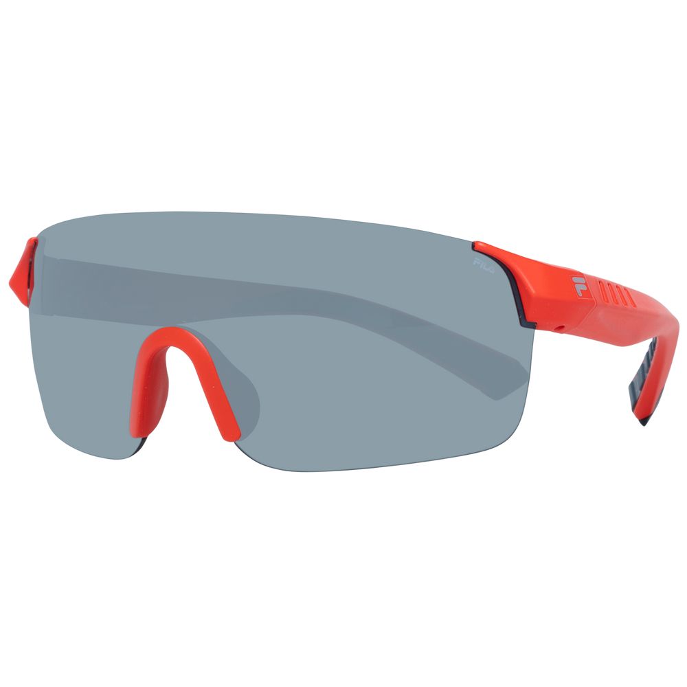 Fila Red Acetate Sunglasses - Bold Luxury for Effortless Style