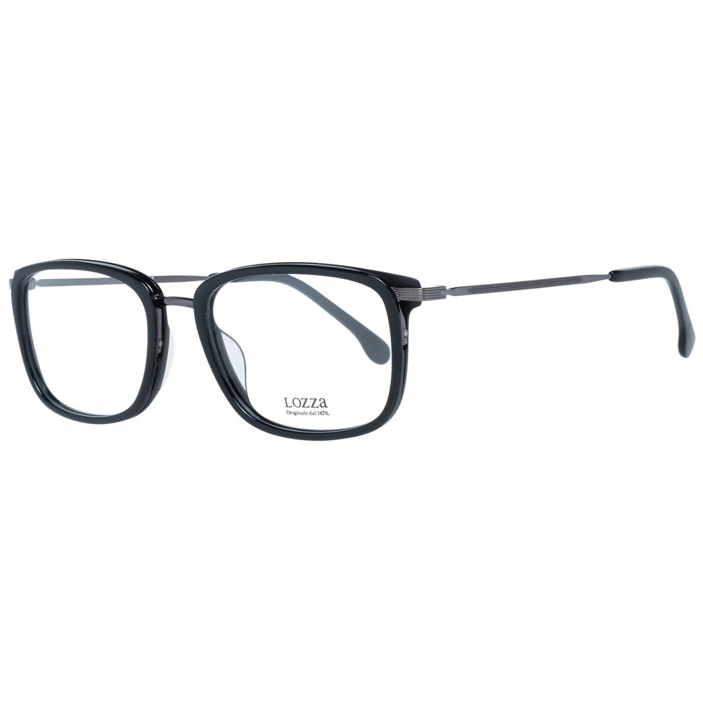 Lozza Black Optical Frames - Sophisticated Elegance Redefined