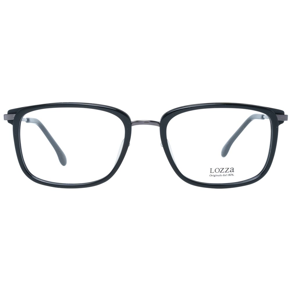Lozza Black Optical Frames - Sophisticated Elegance Redefined