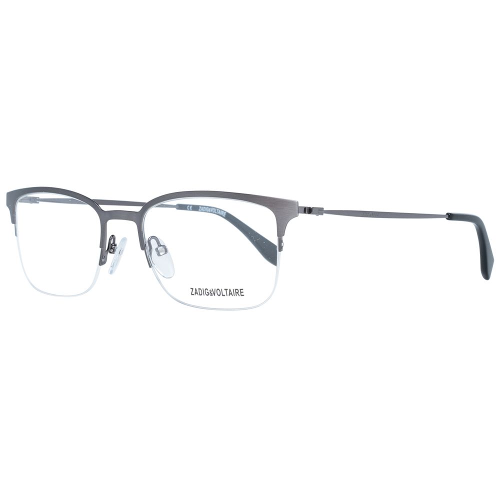 Zadig & Voltaire Gray Metal Optical Frames for Elevated Style