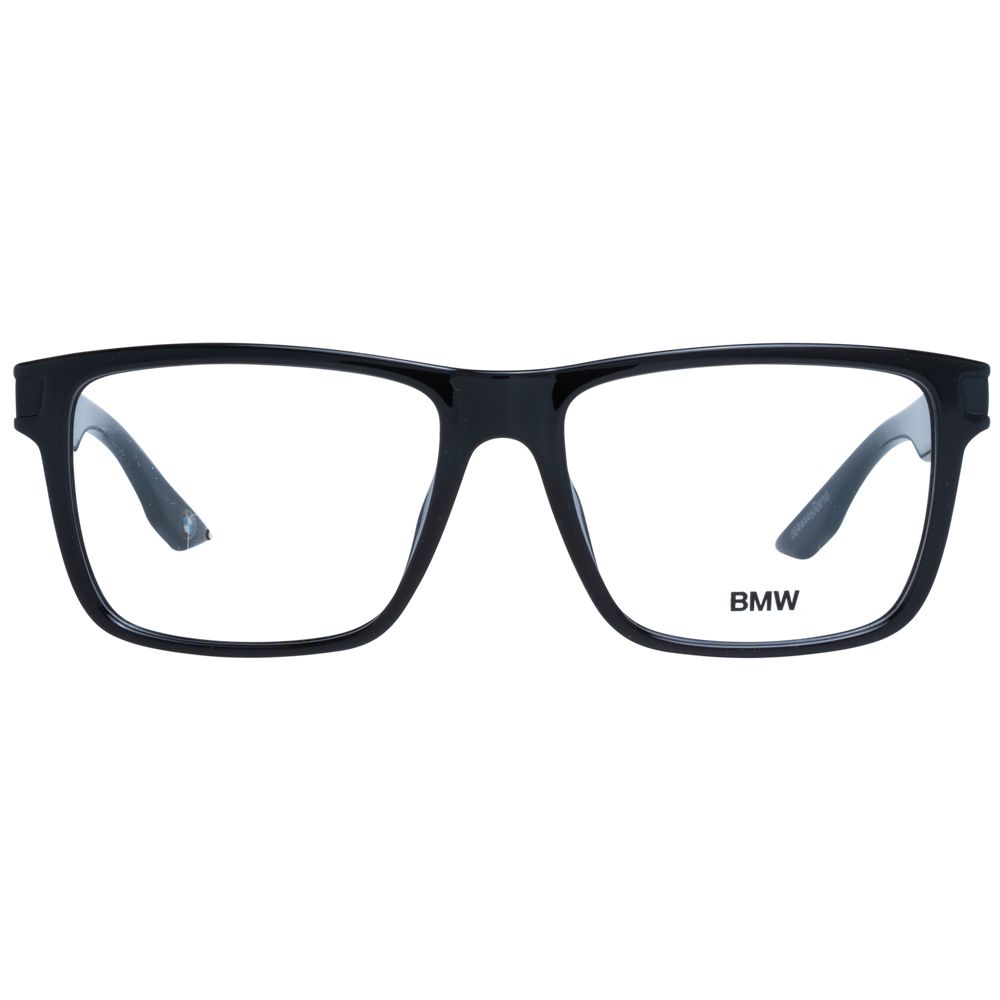 BMW Black Optical Frames for Sophisticated Eyewear Enthusiasts