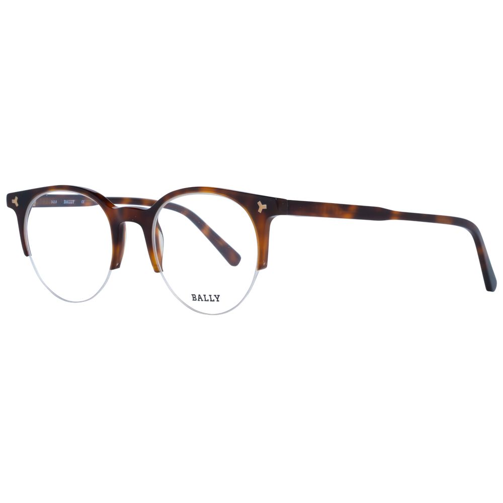 Bally Brown Acetate Unisex Optical Frames for Elevated Style