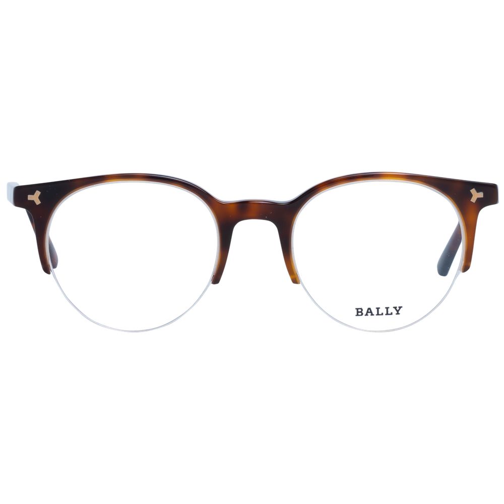 Bally Brown Acetate Unisex Optical Frames for Elevated Style