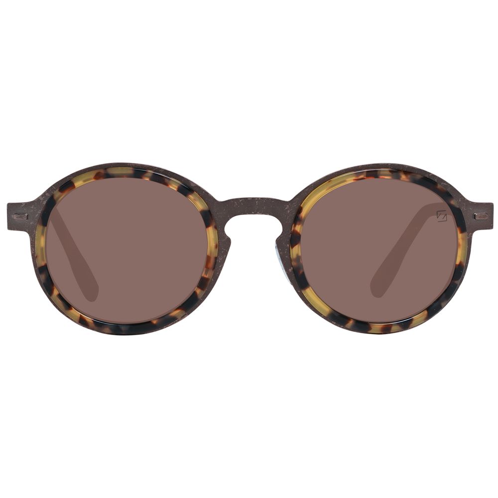 Ermenegildo Zegna Bronze Titanium Sunglasses for Sophisticated Style