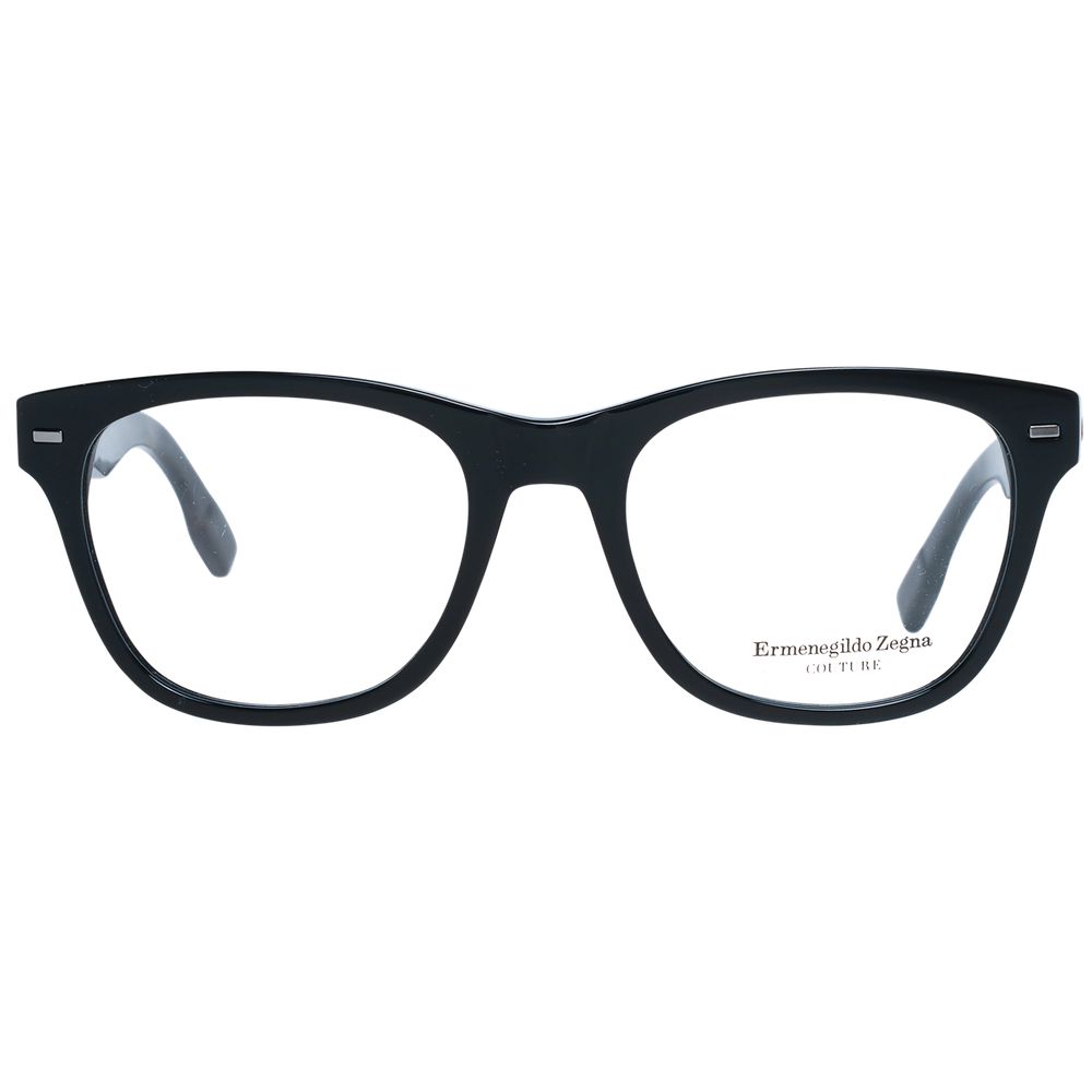 Ermenegildo Zegna Black Acetate Optical Frames