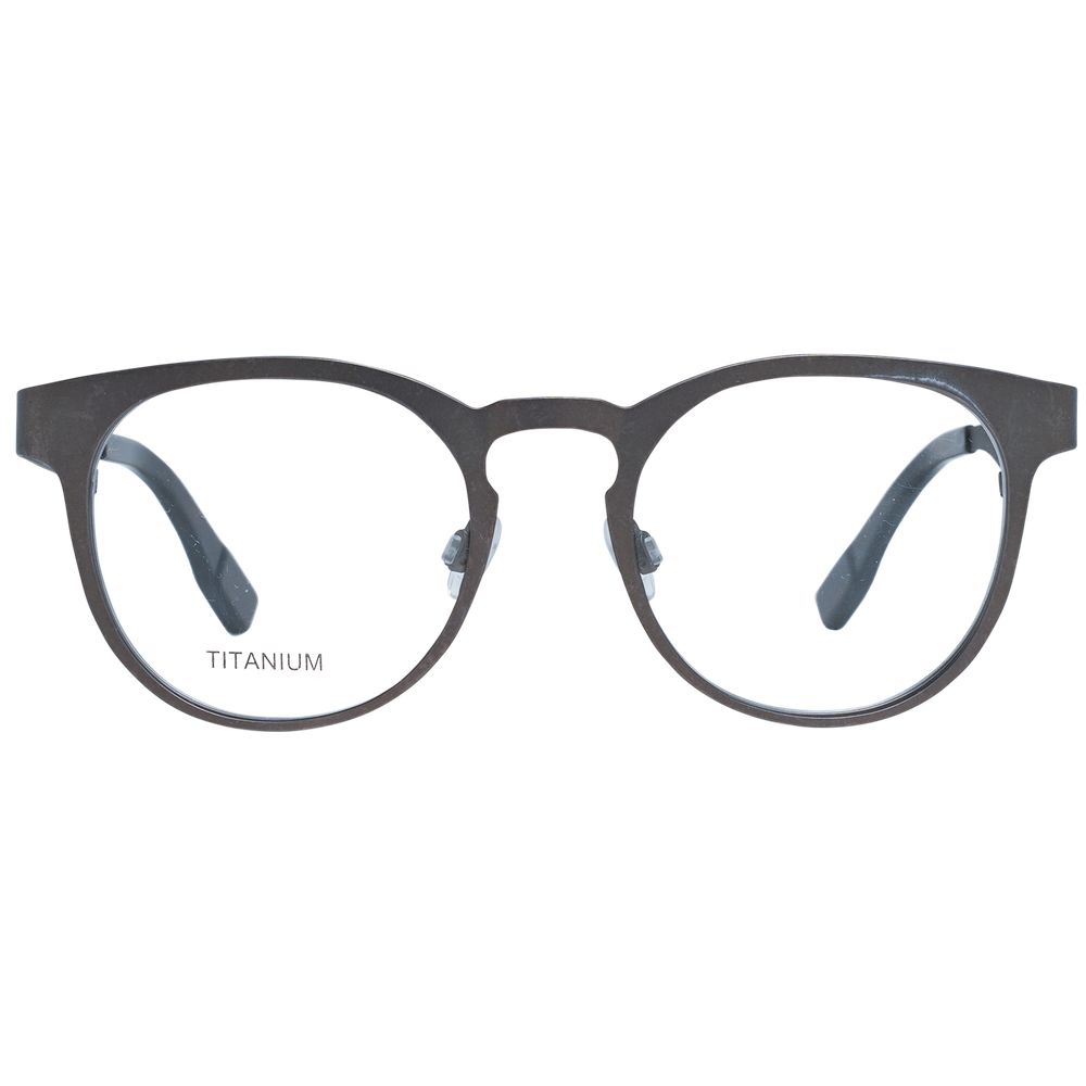 Ermenegildo Zegna Gray Titanium Optical Frames
