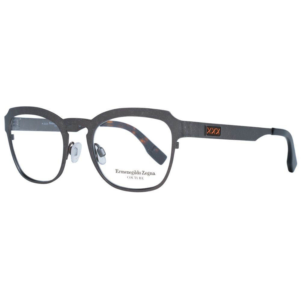 Ermenegildo Zegna Gray Titanium Optical Frames