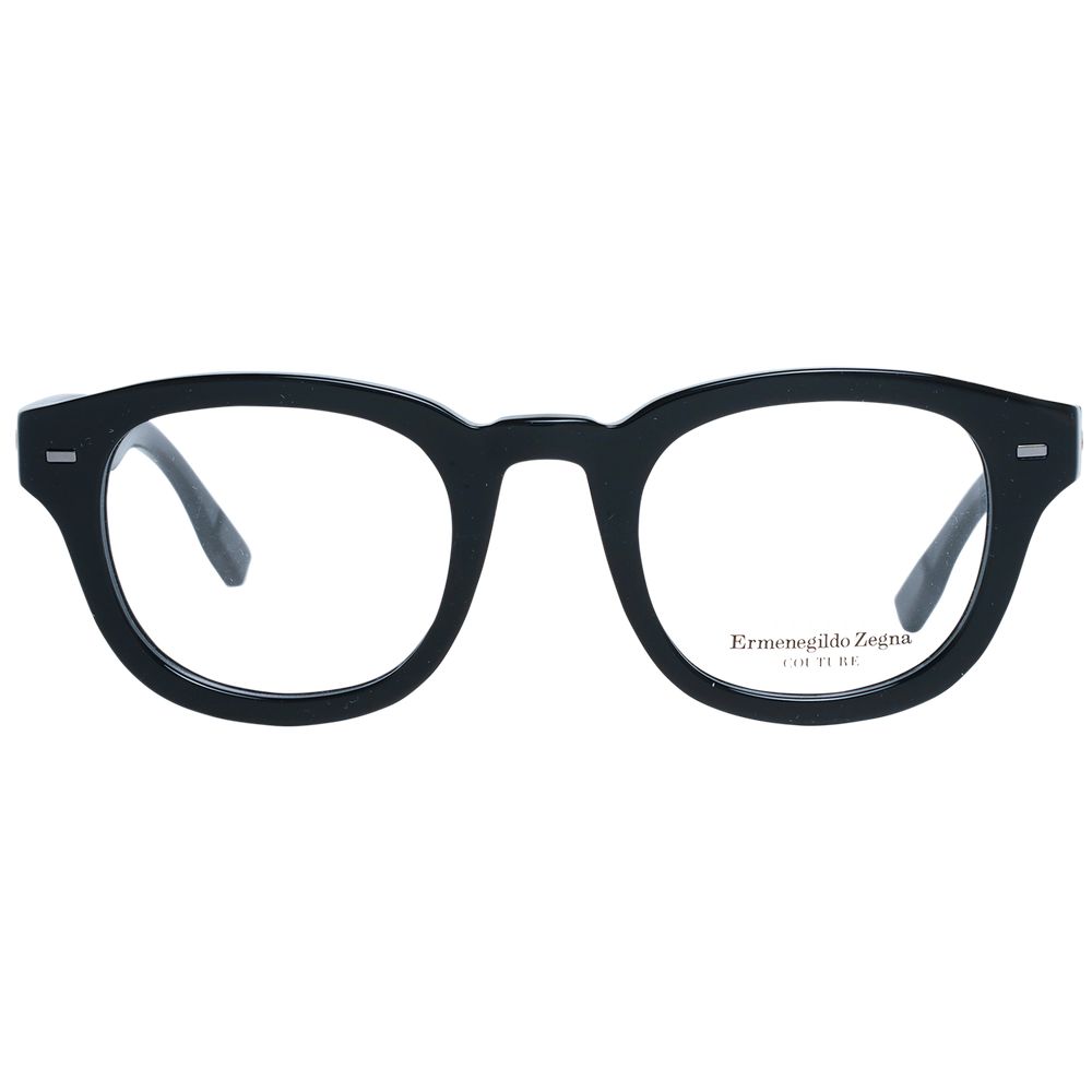 Ermenegildo Zegna Black Acetate Optical Frames for Distinct Style