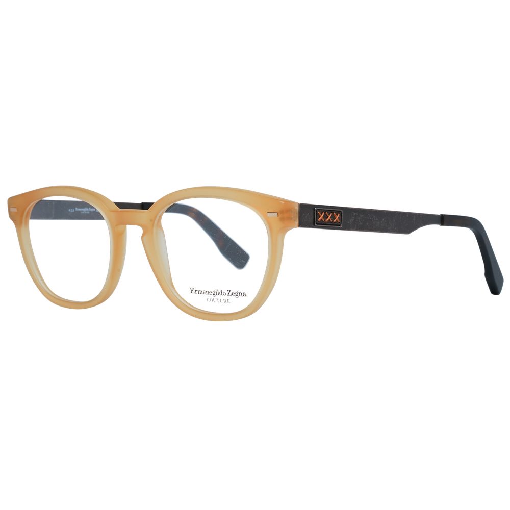 Ermenegildo Zegna Orange Metal Optical Frames