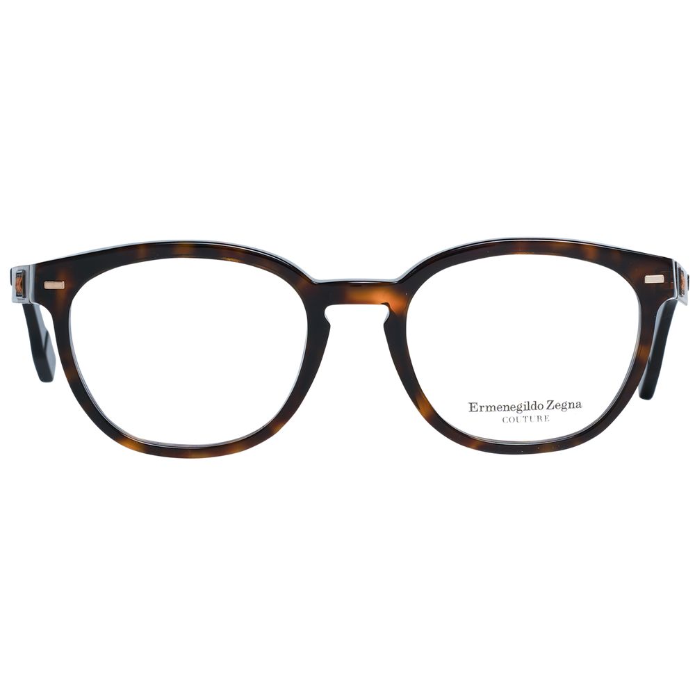 Ermenegildo Zegna Brown Optical Frames for Modern Sophistication