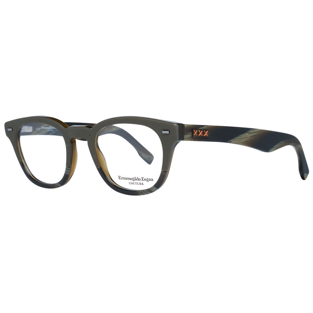 Ermenegildo Zegna Olive Acetate Optical Frames