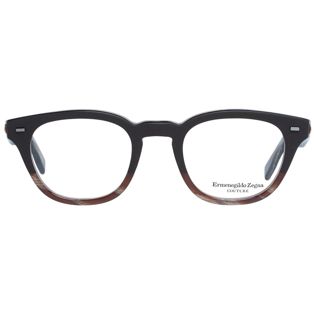Ermenegildo Zegna Brown Optical Frames for Sophisticated Style