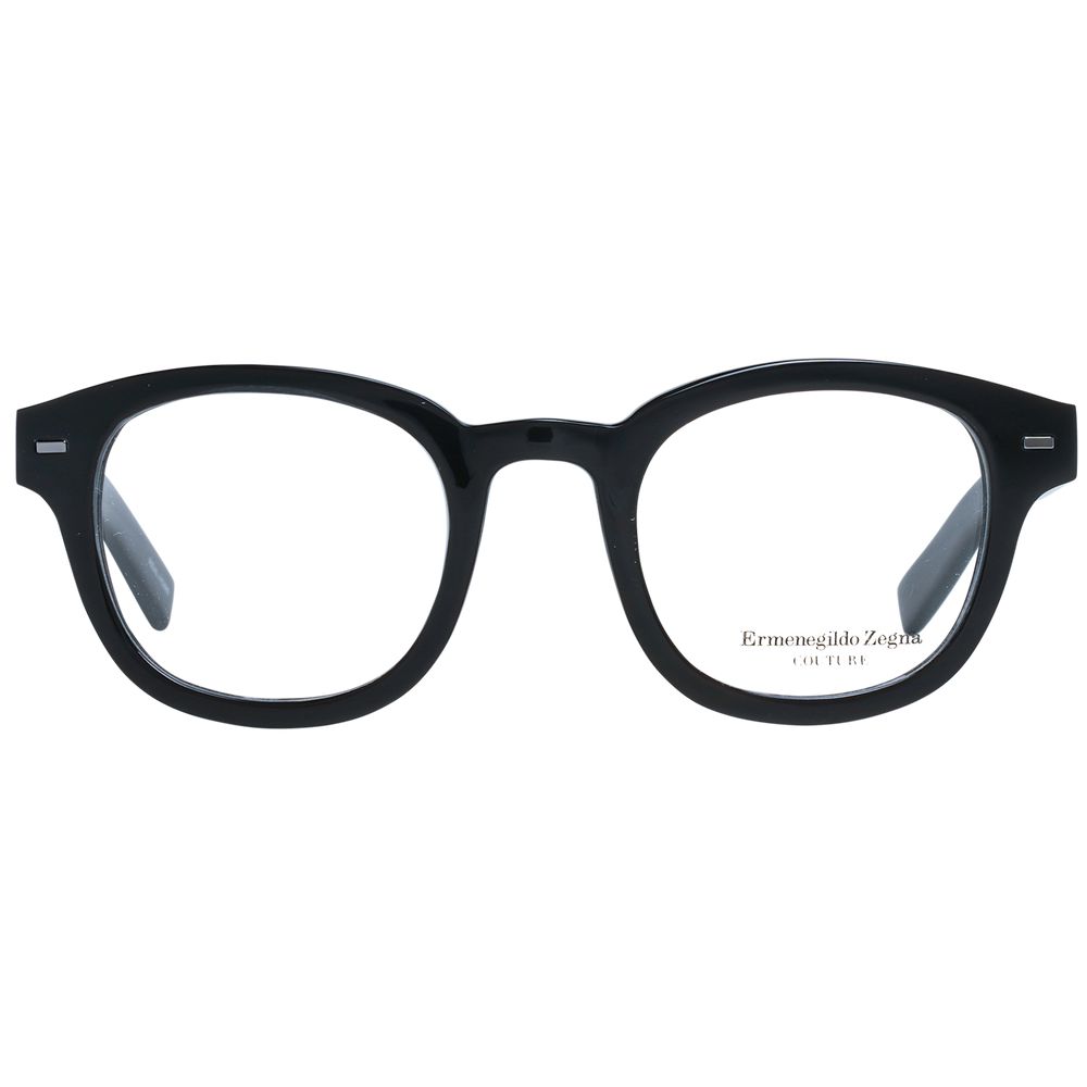 Ermenegildo Zegna Black Horn Optical Frames for Timeless Elegance