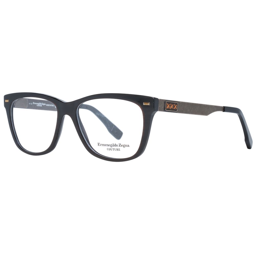 Ermenegildo Zegna Brown Horn Optical Frames