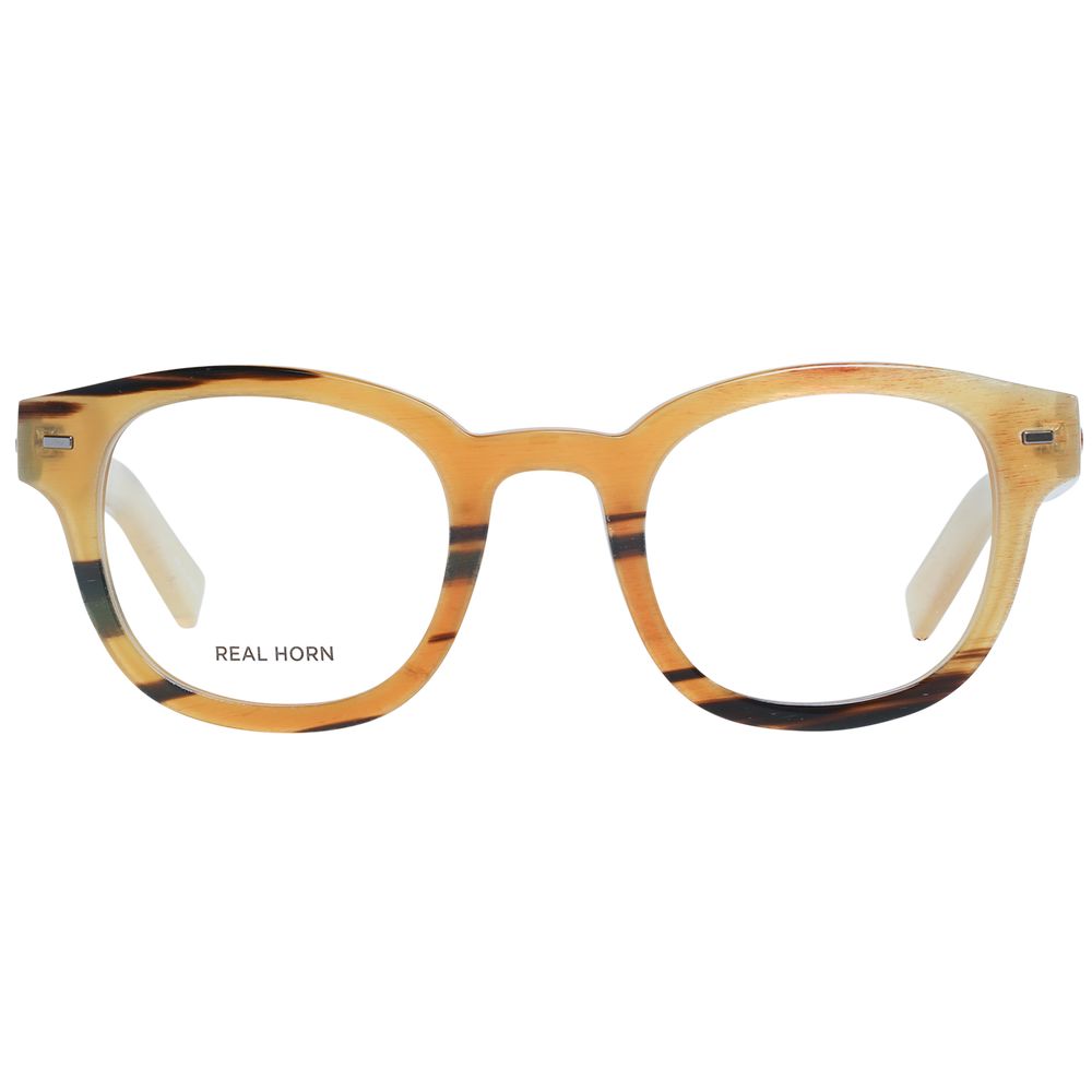 Ermenegildo Zegna Multicolor Horn Optical Frames for Elegance