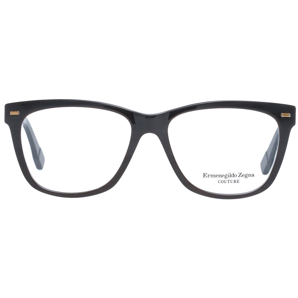 Ermenegildo Zegna Brown Horn Optical Frames