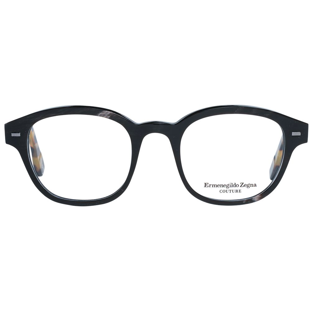 Ermenegildo Zegna Brown Horn Optical Frames