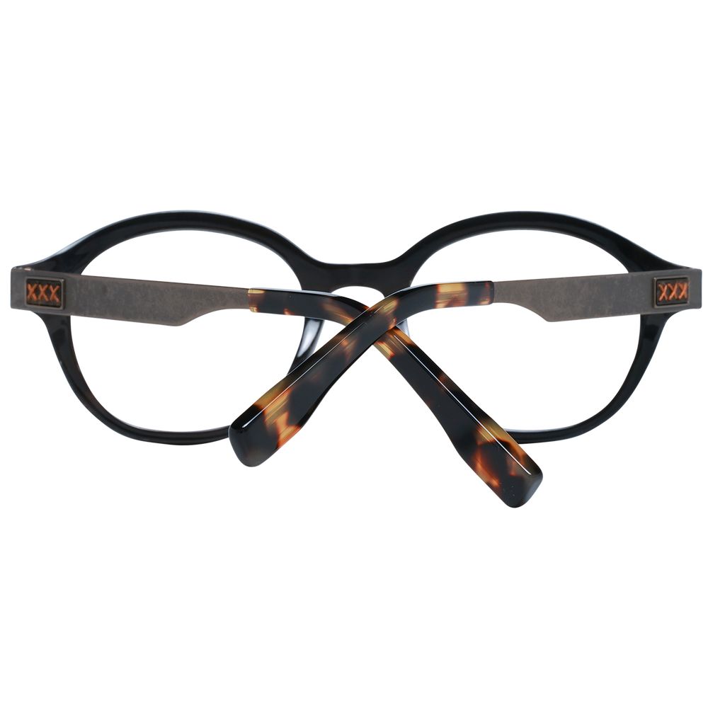 Ermenegildo Zegna Brown Horn Optical Frames