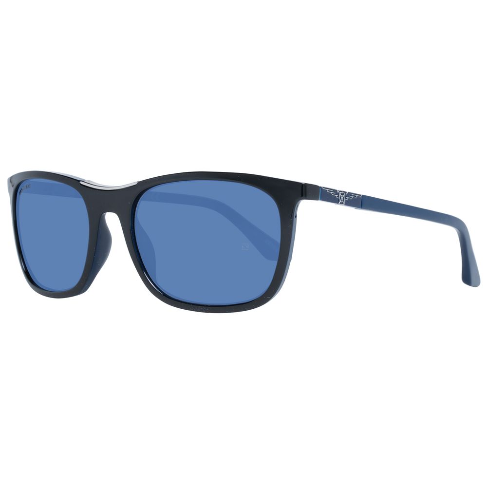 Longines Black Acetate Sunglasses - Timeless Luxury Eyewear