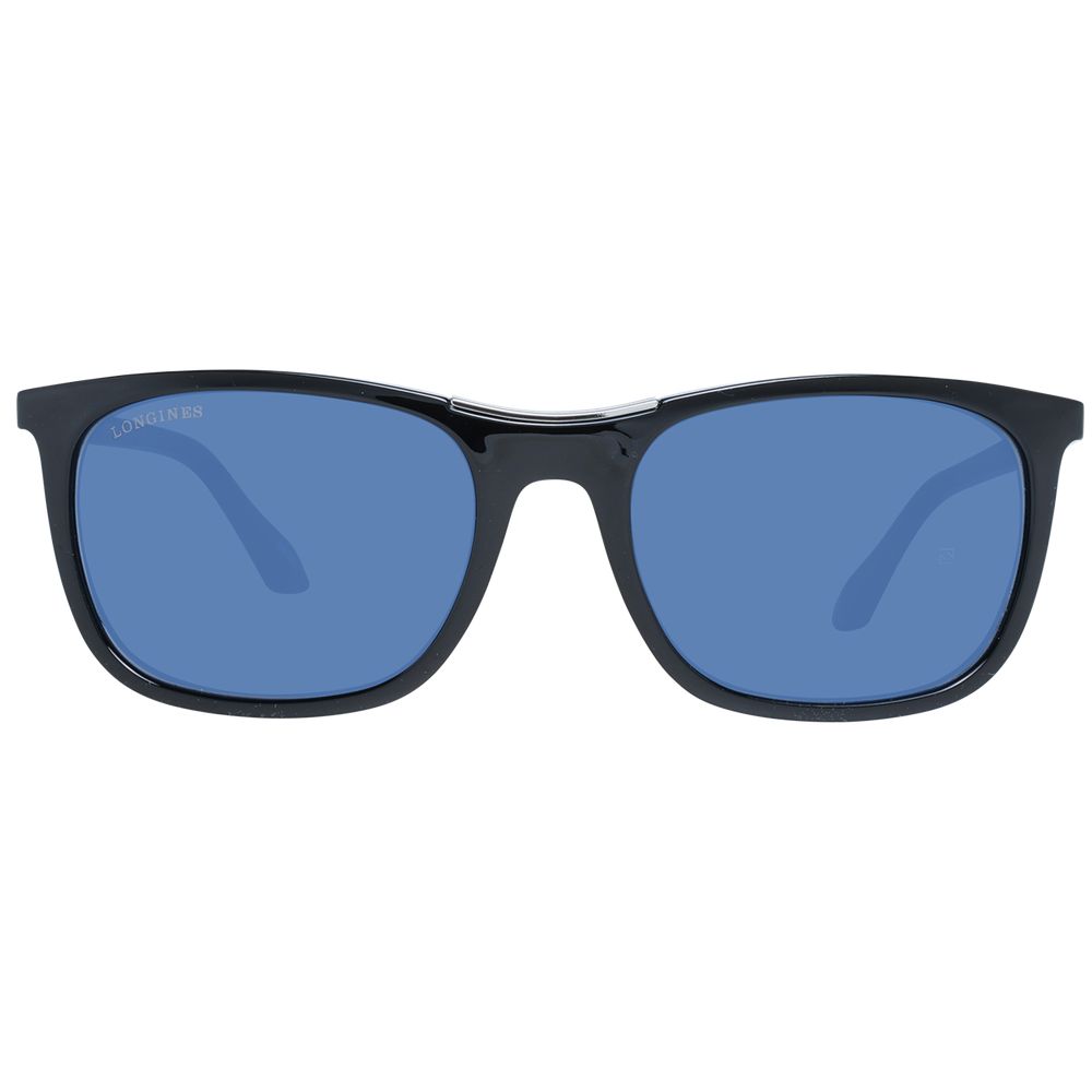 Longines Black Acetate Sunglasses - Timeless Luxury Eyewear