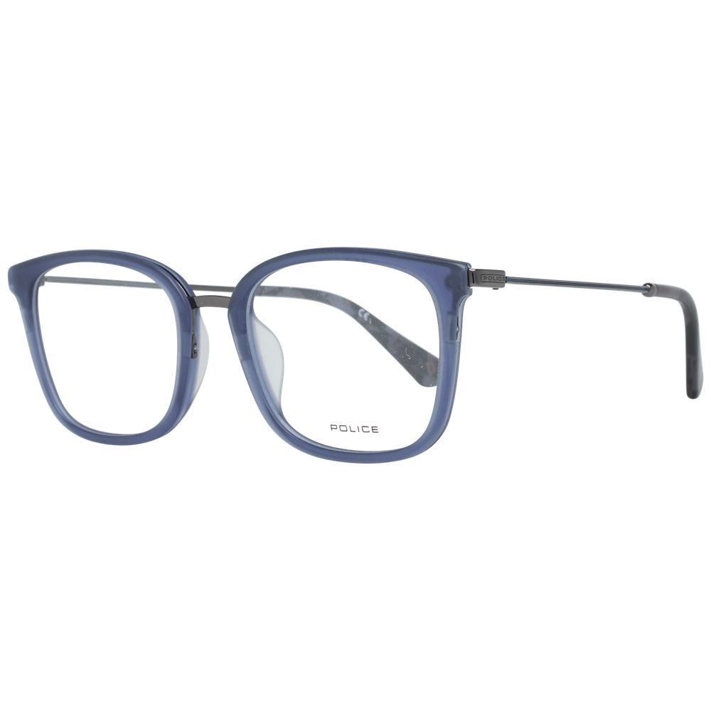 Police Blue Metal Optical Frames for Elevated Sophistication