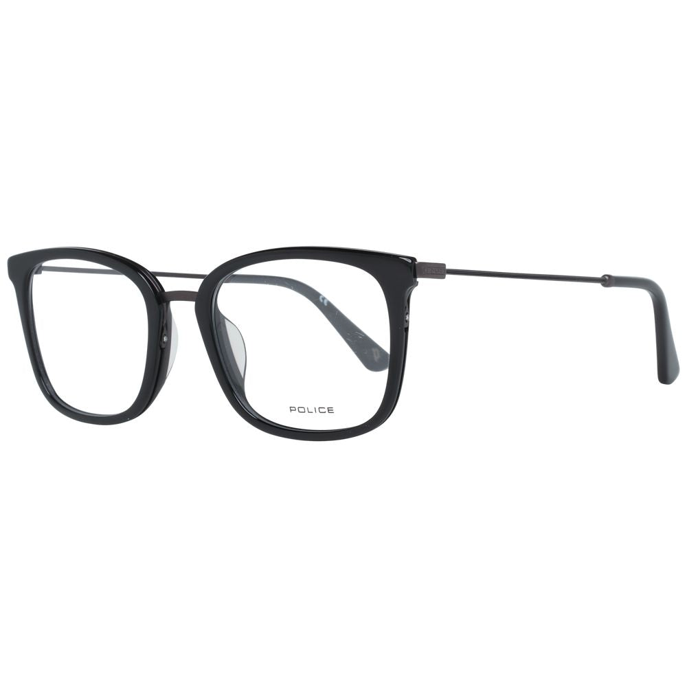 Police Black Metal Optical Frames for Elevated Style