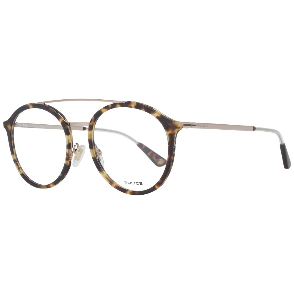 Police Brown Metal Optical Frames for Timeless Sophistication