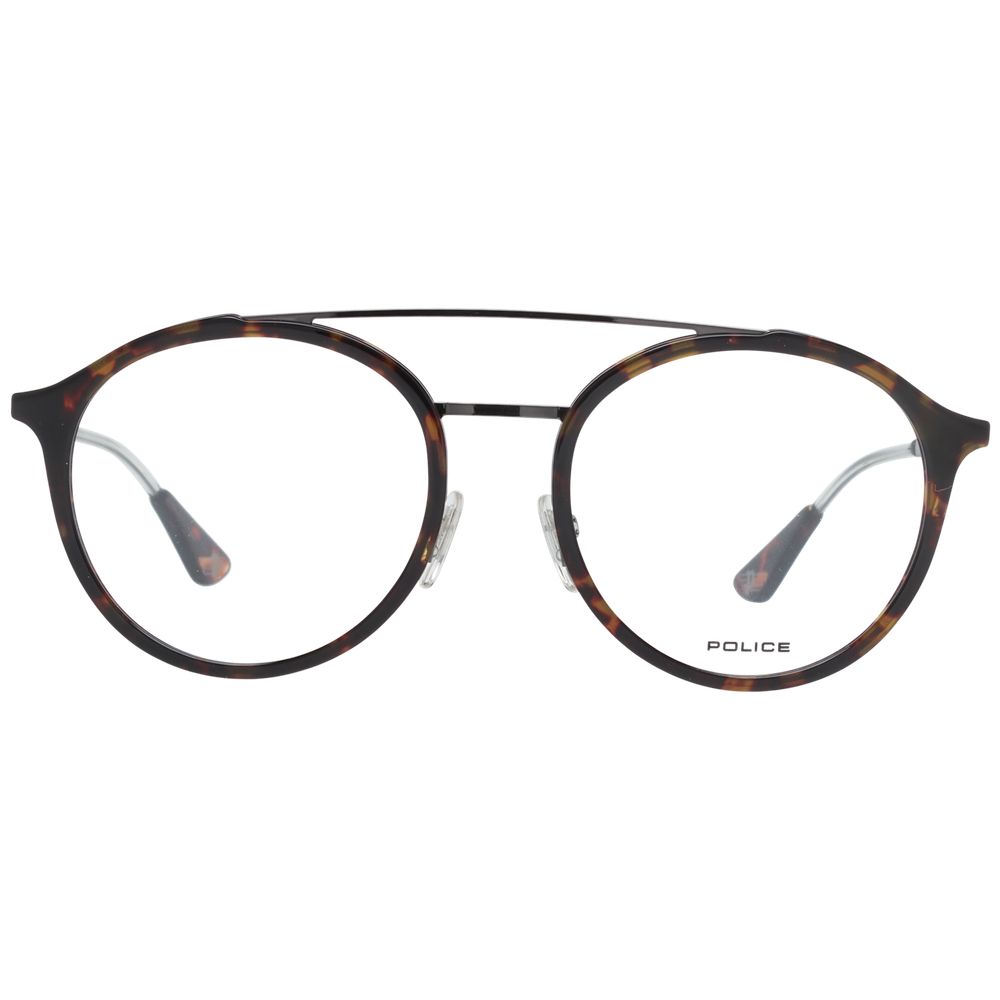 Police Brown Metal Optical Frames for Elevated Style