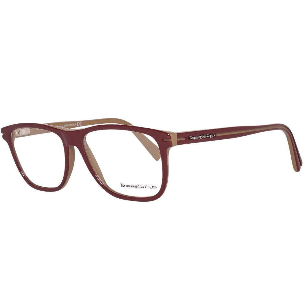 Ermenegildo Zegna Red Acetate Optical Frames