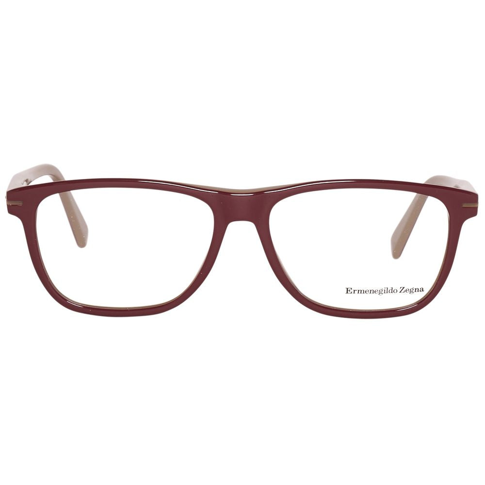 Ermenegildo Zegna Red Acetate Optical Frames