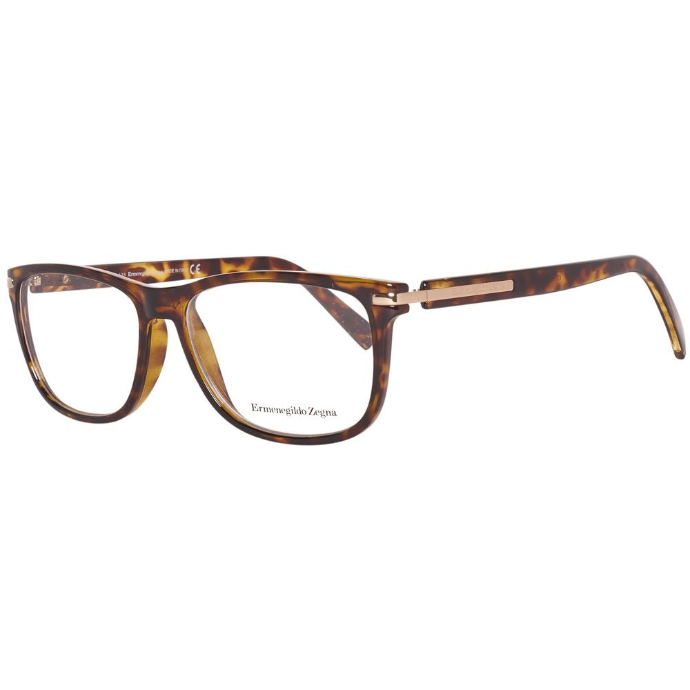 Ermenegildo Zegna Brown Acetate Optical Frames