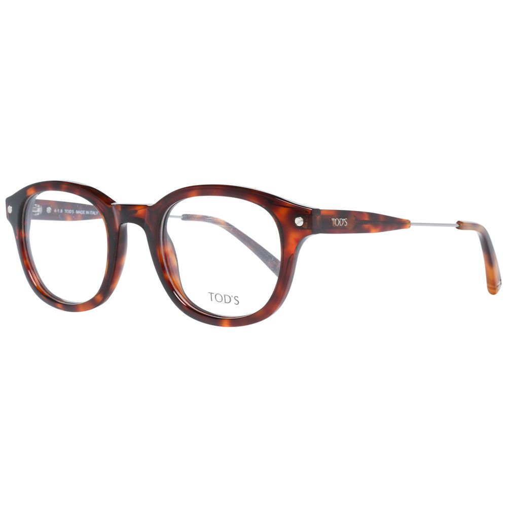 Tod's Brown Acetate Optical Frames - Timeless Elegance Redefined