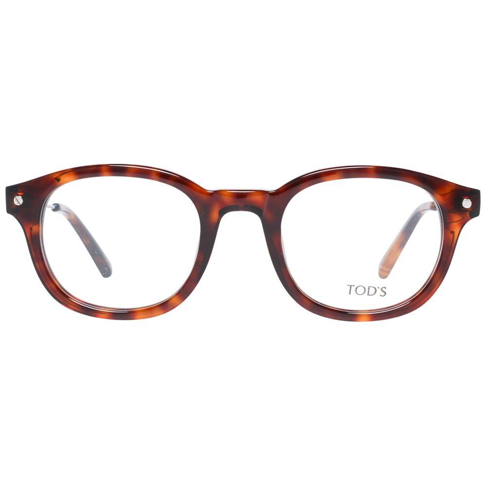 Tod's Brown Acetate Optical Frames - Timeless Elegance Redefined