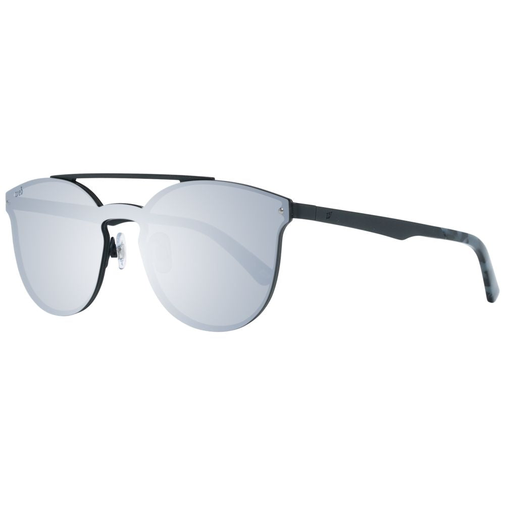 Web Black Premium Metal Sunglasses with Rimless Design
