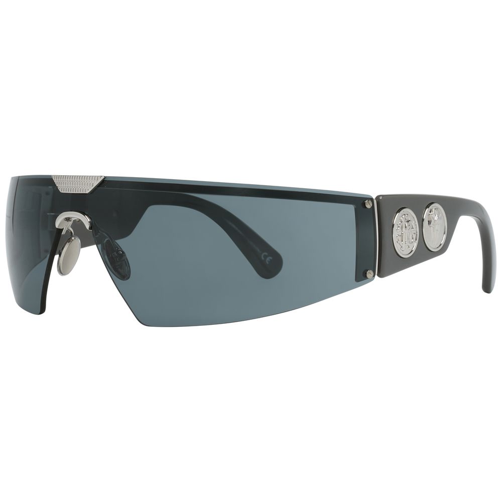 Roberto Cavalli Black Acetate Sunglasses with Timeless Elegance