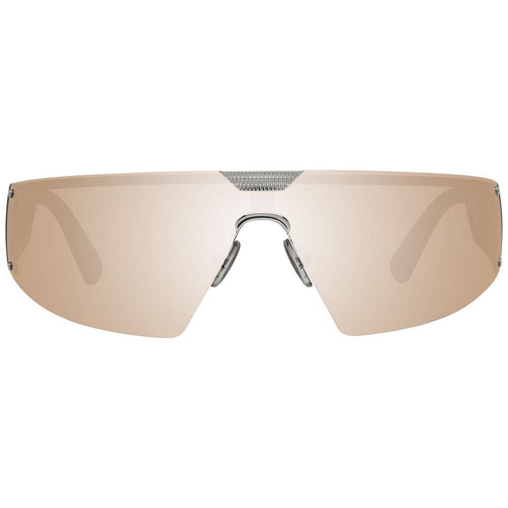 Roberto Cavalli Black Metal Sunglasses for Effortless Elegance