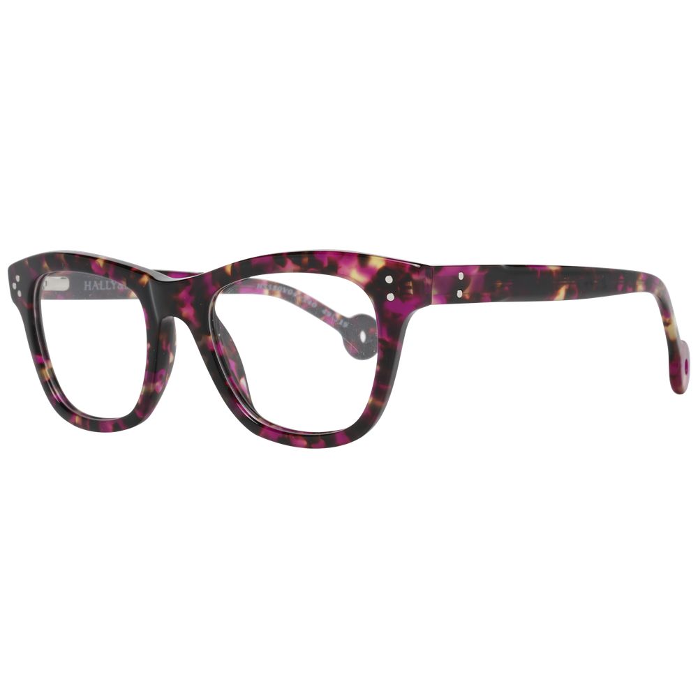 Hally & Son Purple Acetate Optical Frames for Effortless Style
