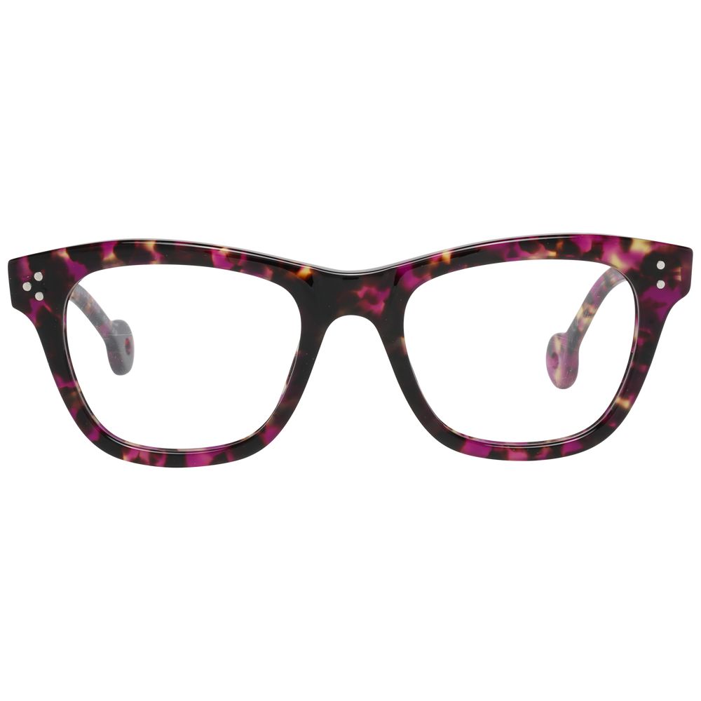 Hally & Son Purple Acetate Optical Frames for Effortless Style